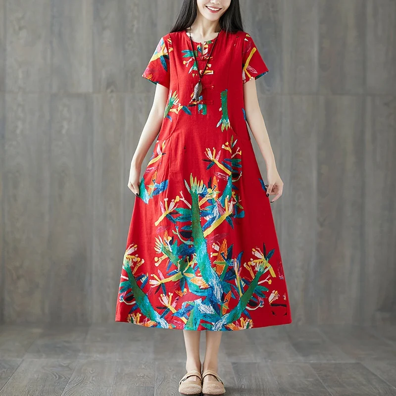 Ethnic Dresses Summer 2019 Robe Vintage 