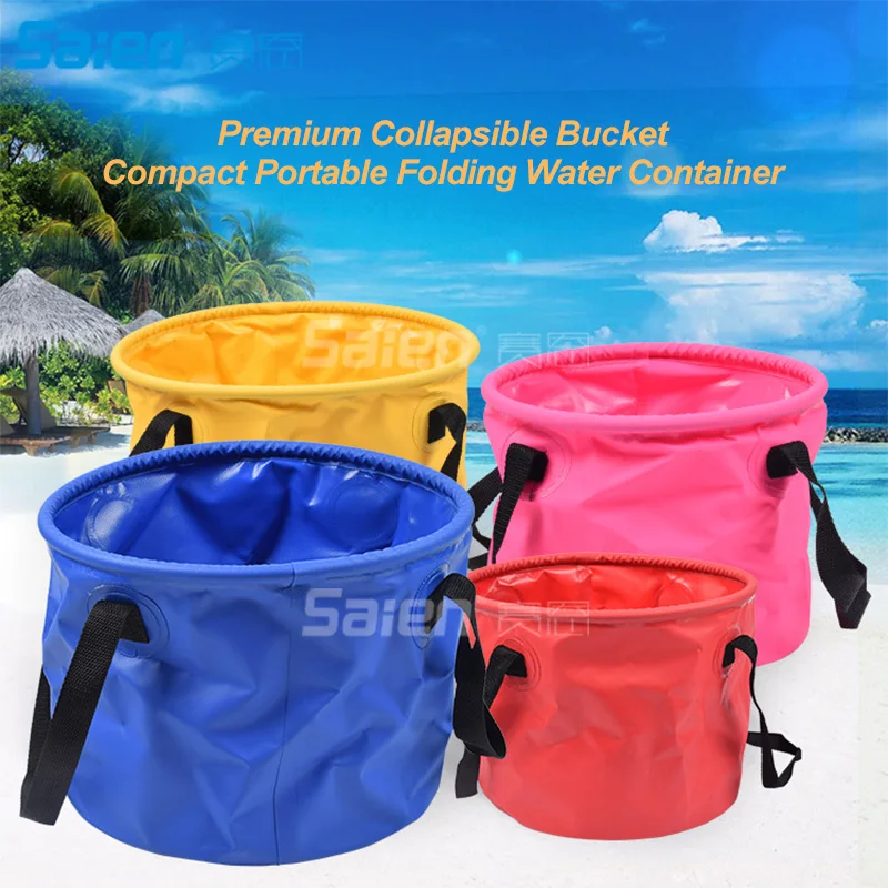 3L Collapsible Bucket Portable Folding Water Bucket Car Washing Fishing  Bucket Household Plastic Travel Outdoor Camping