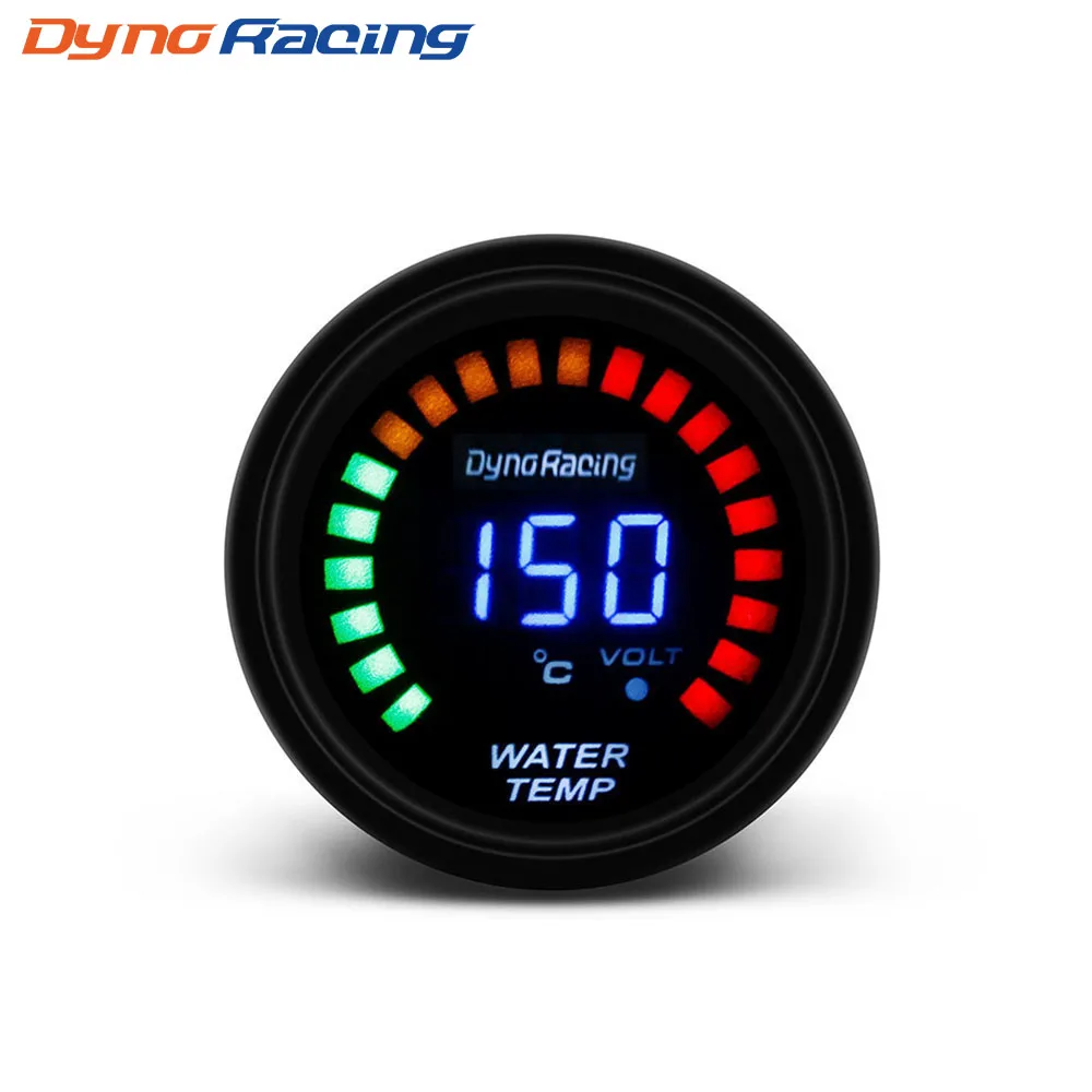 Dynoracing 52mm 2 Inch LCD Digital Water Temp Gauge With Sensor water Temperature gauge car meter  BX101453-animated-img