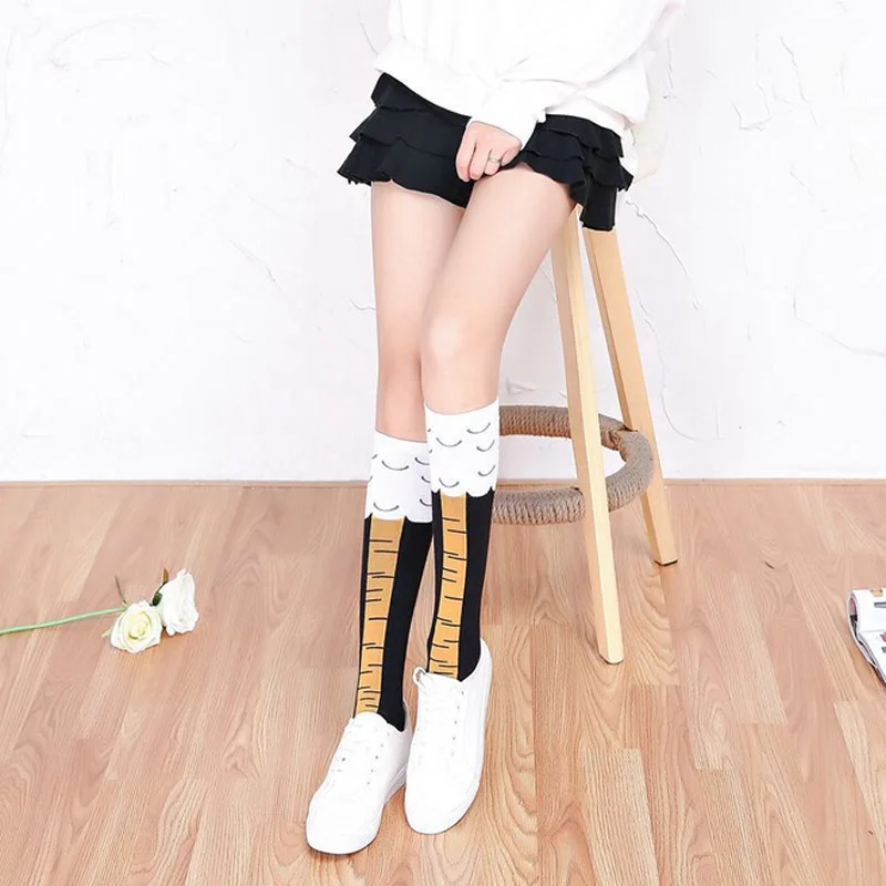 stripe long Socks Women Stockings shank winter Warmer Thicken for