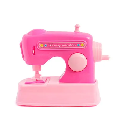 Kids Simulation Sewing Machine Toy Mini Furniture Toy Educational Learning  Design Clothing Toys Creative Gift Girls Toy