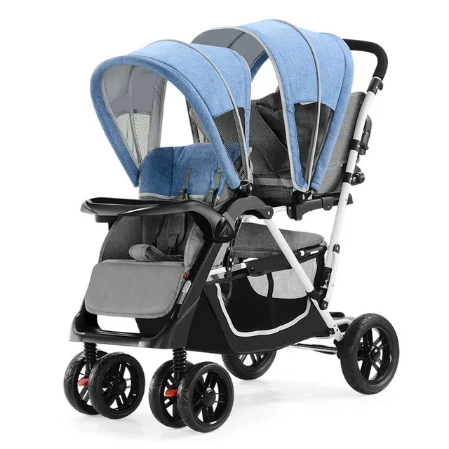 double pram front and back