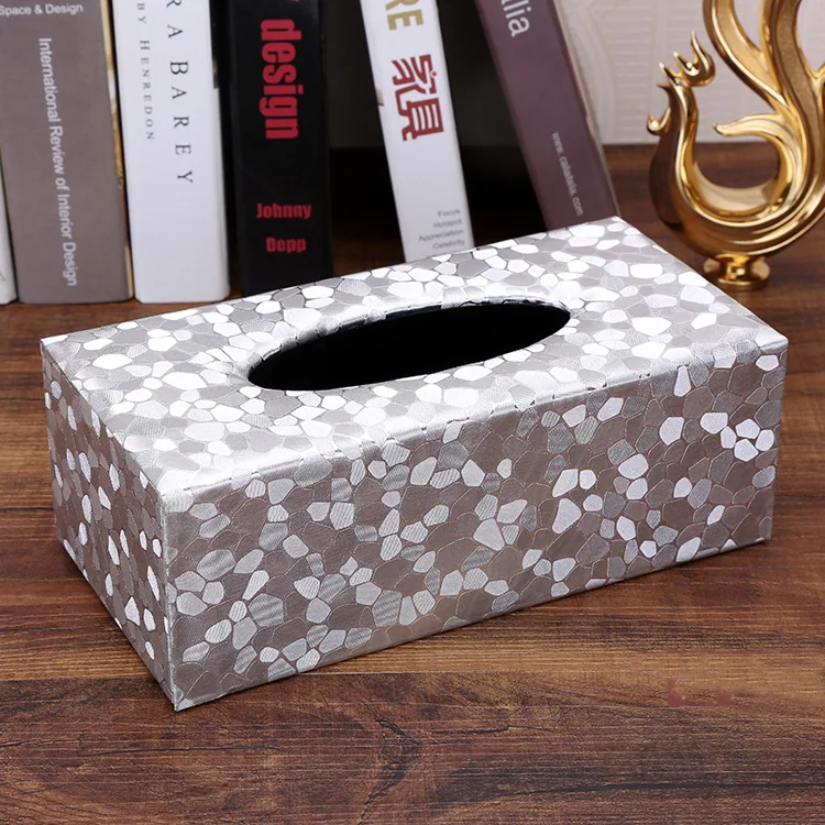 Αγορά Αποθήκευση και οργάνωση  creative modern rectangular home car tissue  box cover fashion tissue box holder napkin holder tissues dispenser home  decor 519