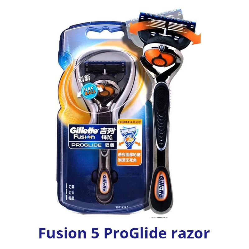 Gillette Fusion ProGlide ProShiled Safety Razor No-Slip Manual