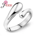 Fashion Woman Jewelry Genuine Smooth Figure Rings Adjustable Factory Price Big Promotion!! preview-1