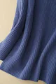 high grade goat cashmere thick knit women fashion half high collar short pullover sweater solid color M-L preview-4