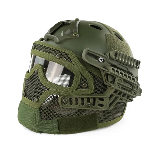 helmet with face protection