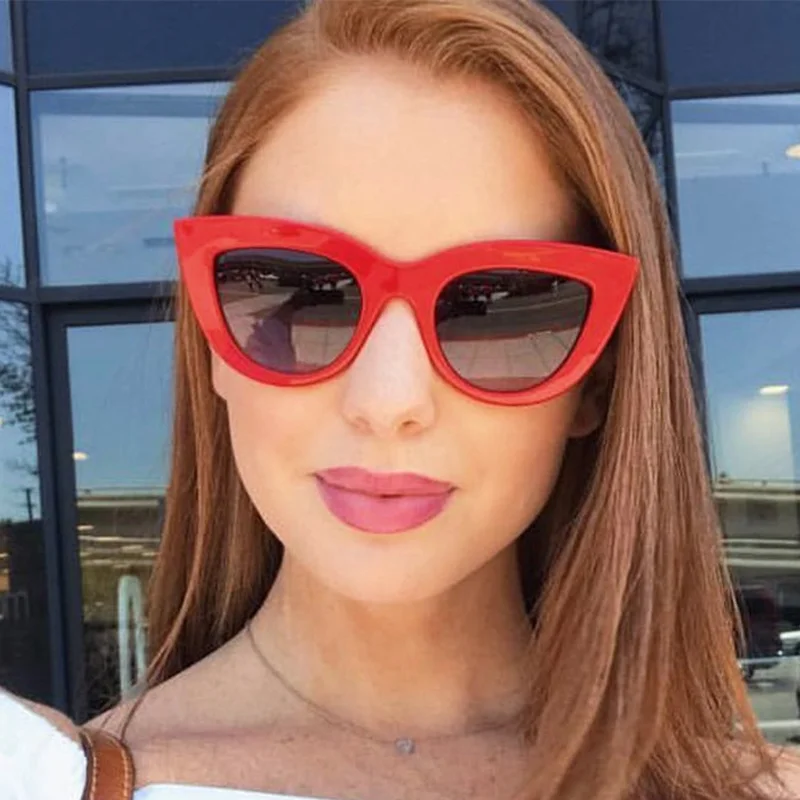 ladies red sunglasses