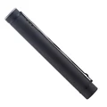 Black Plastic Drawing Picture Storage Tube Poster Scroll Holder