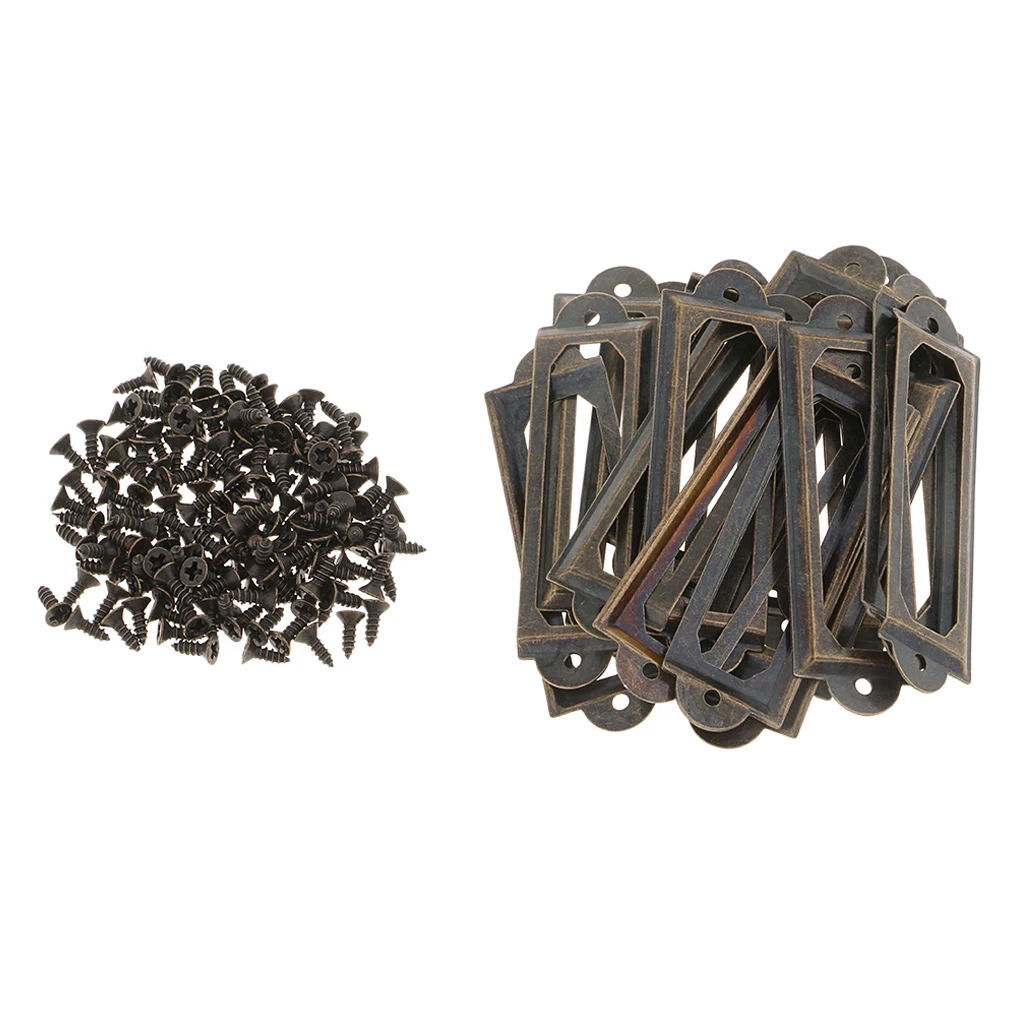 Купить Домашний декор 20 Sets Metal Label Holder Filing Label