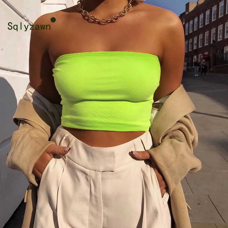neon tube top