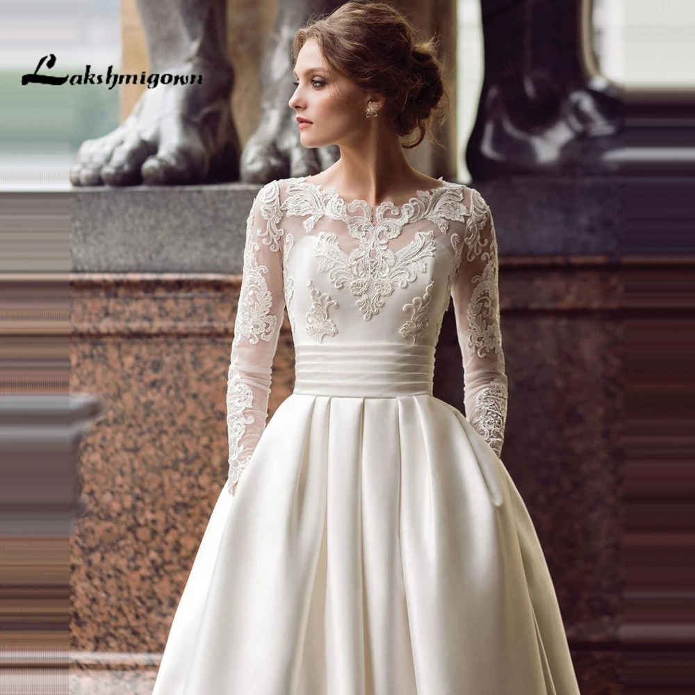 Modest Long Sleeve Wedding Dresses 