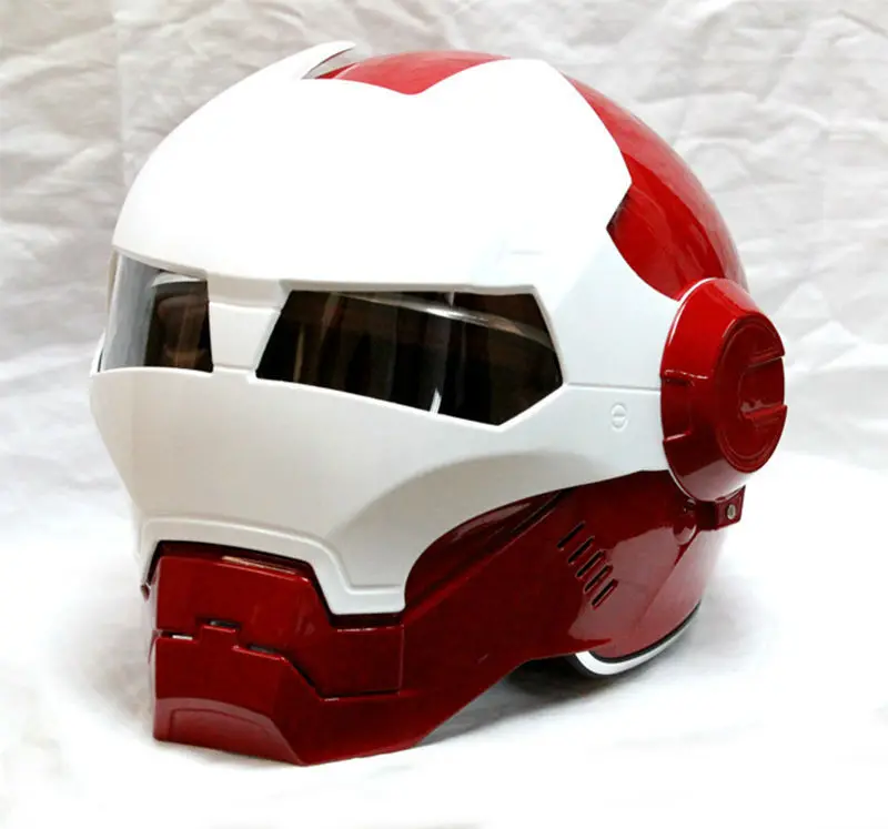 masei iron man motorcycle helmet