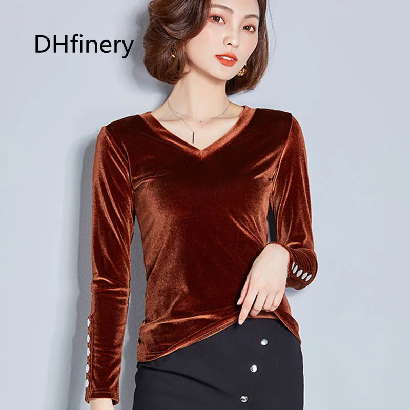 DHfinery t shirt feminina spring autumn 