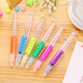 ZGTGLAD 1Pc Random Color Syringe Highlighter Pen Plastic School Office Nurse Doctor Student Novelty Christmas Party Gifts Favors preview-2