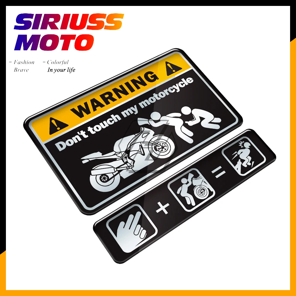 Αγορά Ανταλλακτικά μοτοσικλέτας  3D Do Not Touch My Motorcycle Motorbike  Tank Decal Warning Sticker Case for Kawasaki Yamaha Honda Suzuki Ducati BMW  Benelli