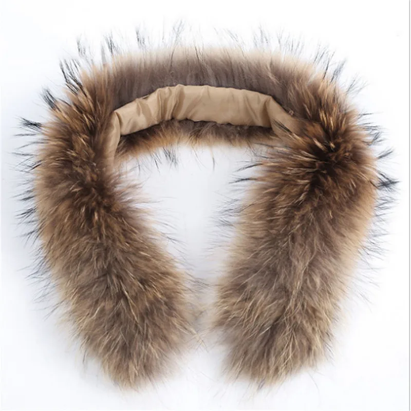 raccoon fur hood