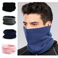 Fashion Unisex Fleece Scarfs Winter Spring Casual Thermal Snood Neck Warmer Face Mask Beanie Hats Hot Sale Headwear Accessories