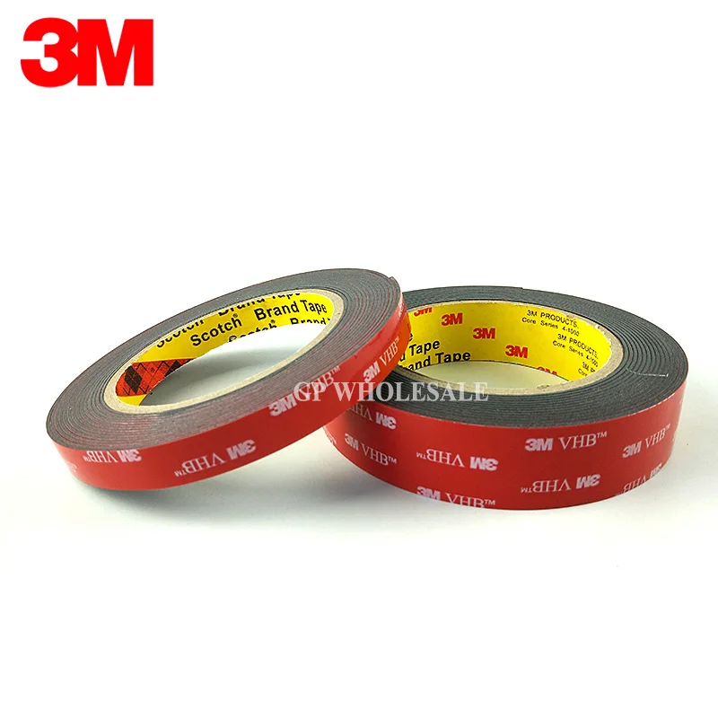 3m Vhb 5952 Black Heavy Duty Mounting Tape Double Sided Adhesive