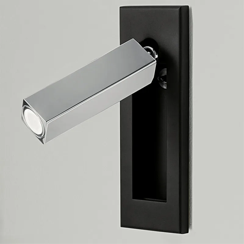 recessed wall reading light