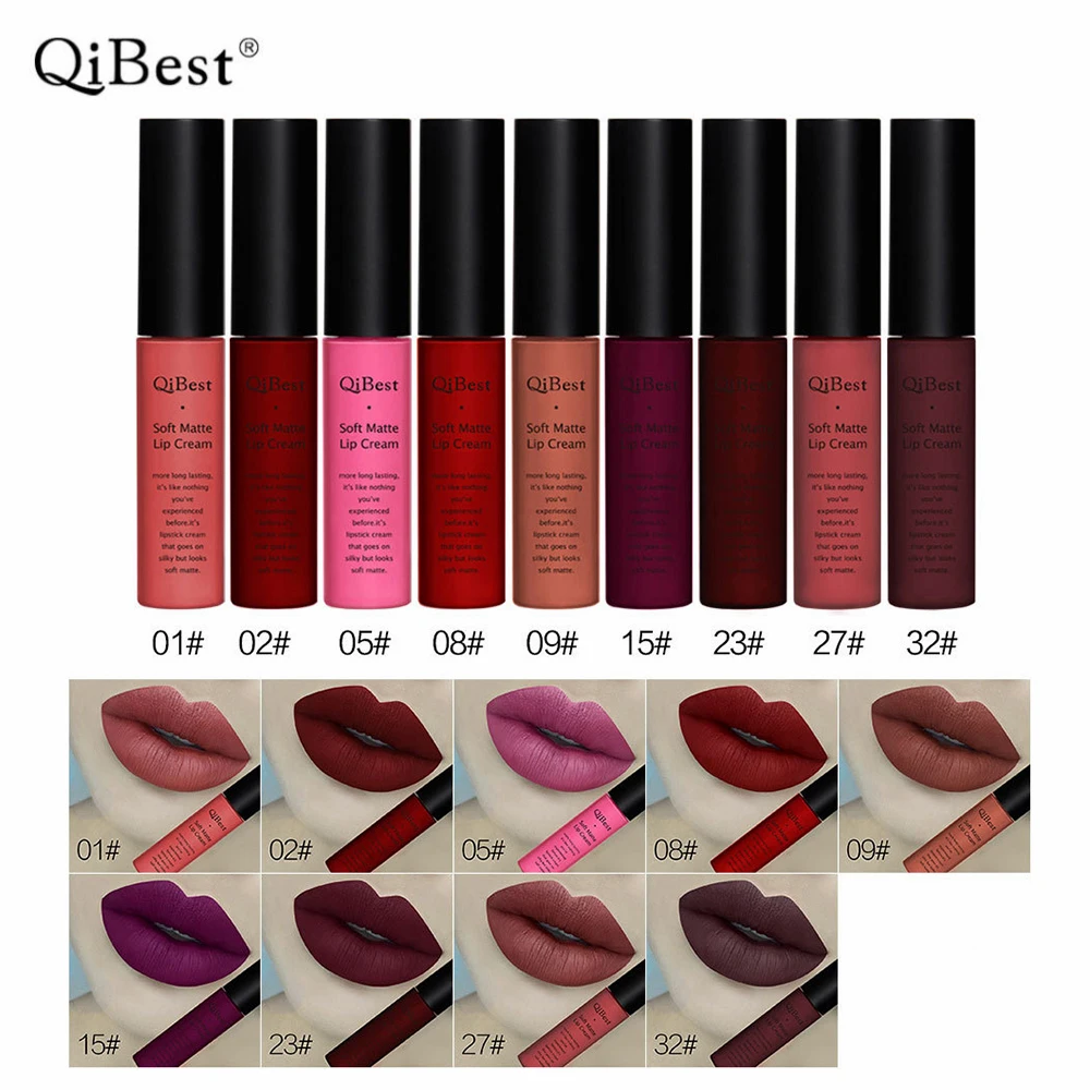 qibest matte lip gloss