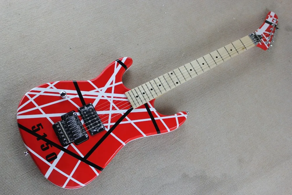 left handed eddie van halen guitar