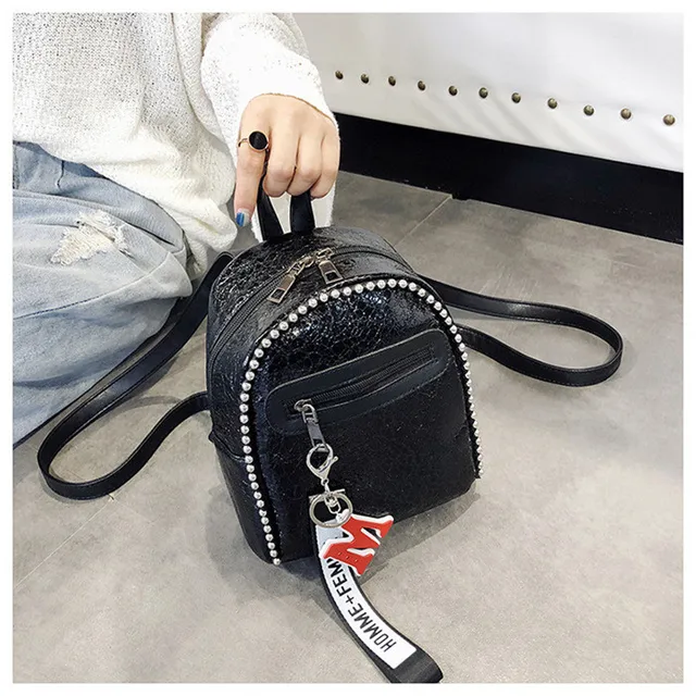 Small leather backpack womens Outlet