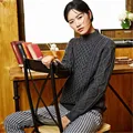 100%hand made pure wool half high collar knit women streetwear solid H-straight pullover sweater one&over size preview-3