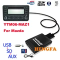 Yatour רכב מחליף מוסיקה דיגיטלית USB MP3 מתאם aux עבור מאזדה 3/5/6 MIATA/MX5 MPV 2003-2008 YT-M06 אודיו רכב נגן MP3