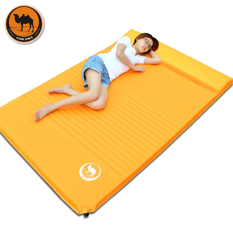 inflatable double camp bed