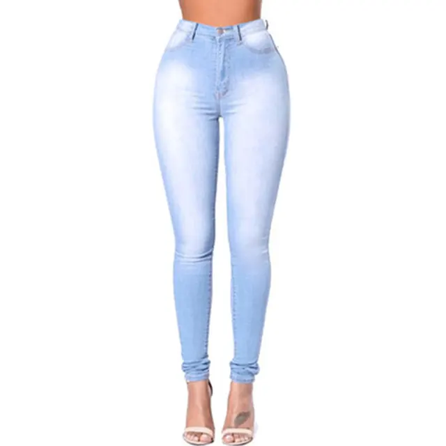 light blue high rise jeans