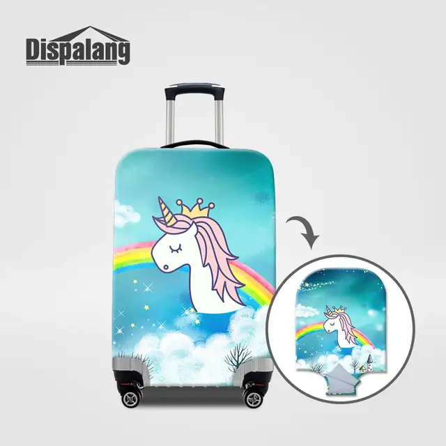 unicorn luggage cover