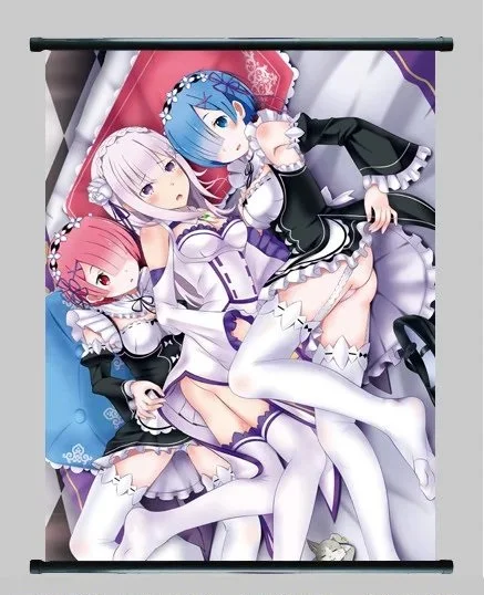 Anime Re: Zero kara Hajimeru Isekai Seikatsu Rem Ram Poster Wall