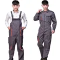 Work Bib overalls men women protective coverall repairman strap jumpsuits trousers working uniforms Plus Size 4XL coveralls