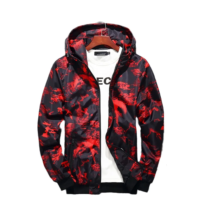 red camo winter jacket