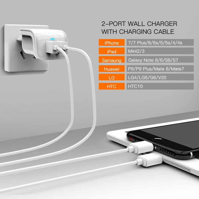 moxom led light fast charger