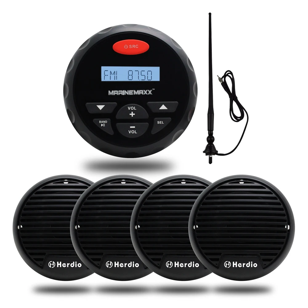 marine boat radio and speakers