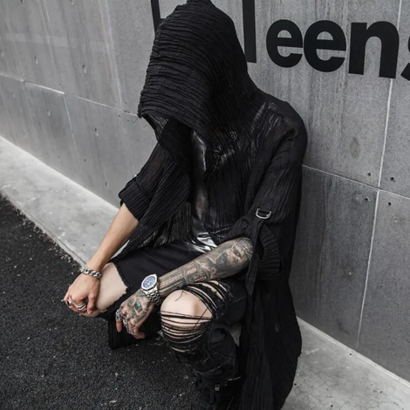 Spring summer men black thin cotton \u0026 