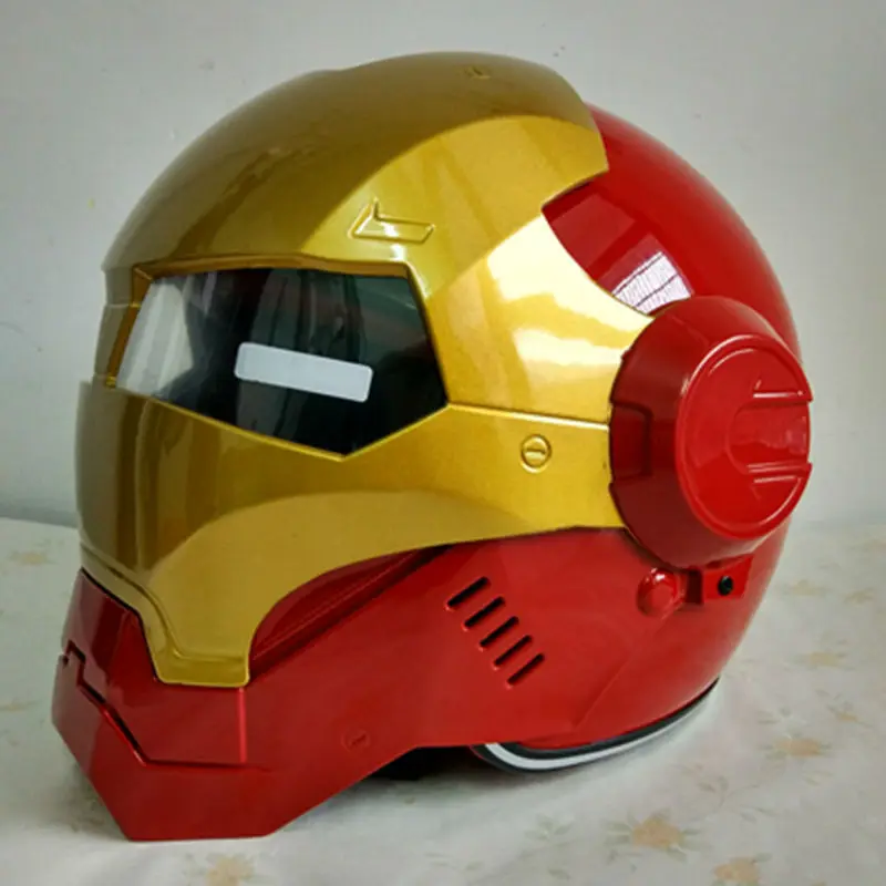 masei iron man motorcycle helmet