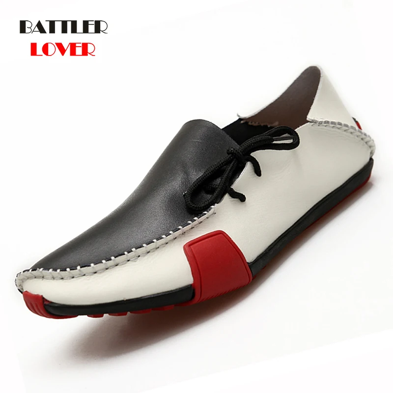 leather mens driving shoes