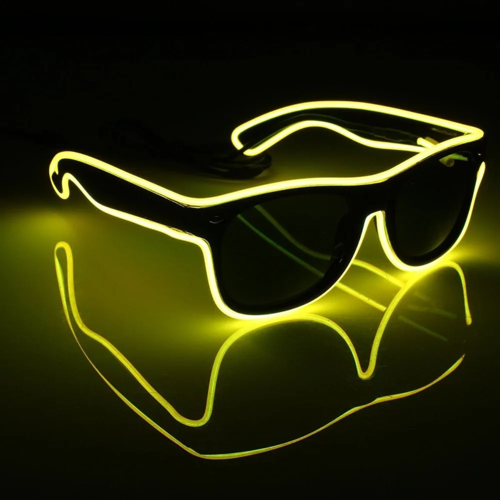 clear light up glasses