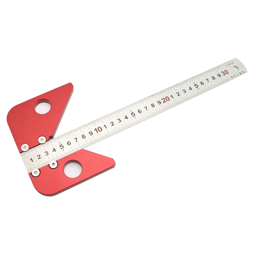 Carpenter Ruler Measuring Scribe Tool