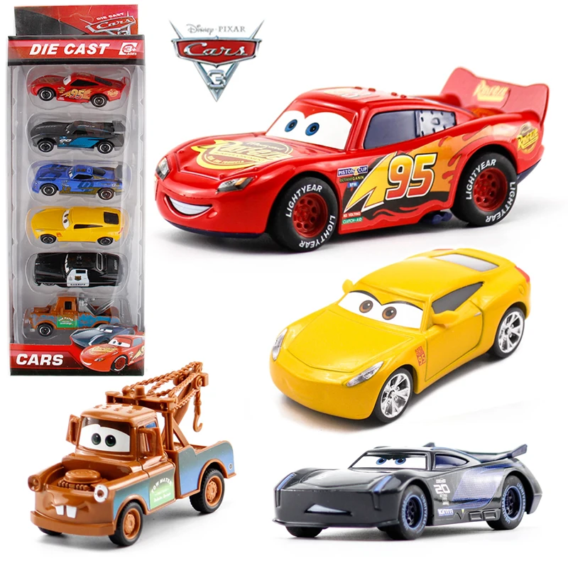 cars 3 metal cars