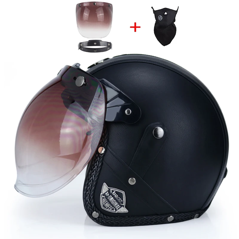 scooter helmet with visor