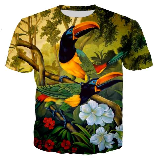 Parrot t shirt mens Clearance