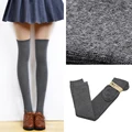 2015 New 4 Colors Fashion Women's Socks Sexy Warm Thigh High Over The Knee Socks Long Cotton Stockings For Girls Ladies Women preview-6