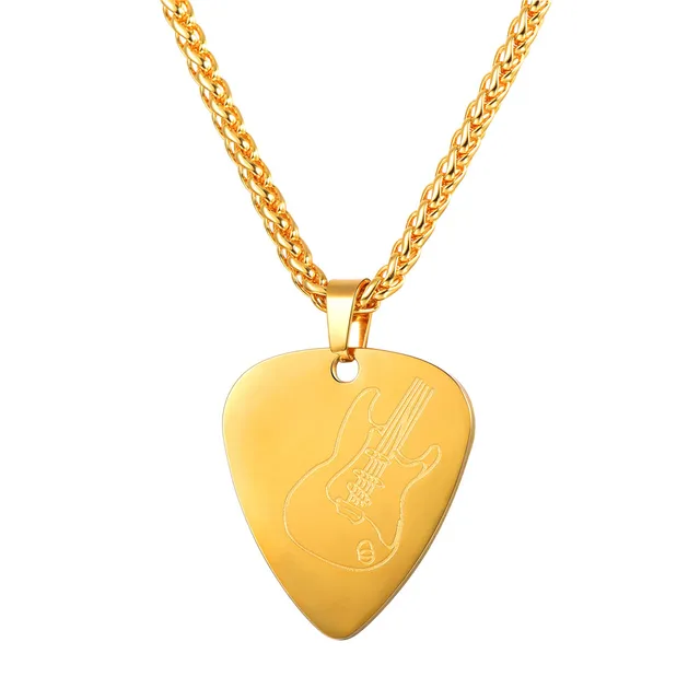 Guitar Pick Necklace \u0026 Pendant For Men 