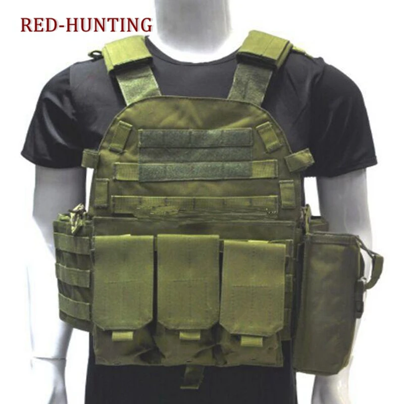 Army Green Tactical Vest Body Armor 