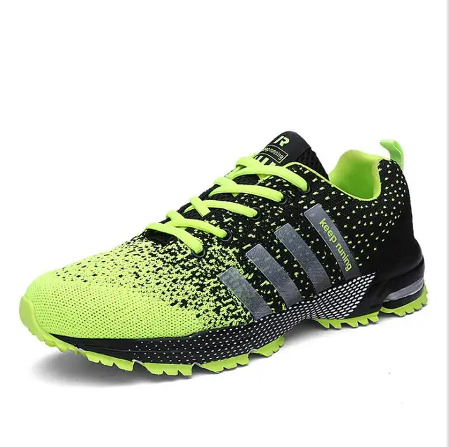 קנו נעליים לספורט | Vrouwen Mannen Sneaker Running Mesh Ademend Air Force  No. 1 Casual Schoenen Comfortabele Antislip Stabiele Schokabsorptie Licht