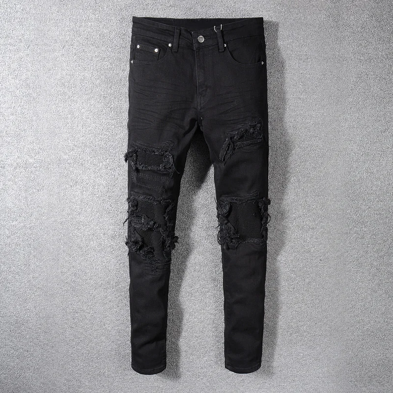 designer jeans for men black